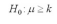 <strong>Which type of null hypothesis is used in the figure below? </strong> A) B) C) D)