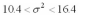 <strong>What is the 90% confidence interval for the variance of exam scores for 28 algebra students, if the standard deviation of their last exam was 12.7?</strong> A) B) C) D)