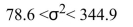 <strong>Find the 95% confidence interval for the variance of the lengths of pipes if a sample of 16 pipes has a standard deviation of 12 inches.</strong> A) B) C) D)