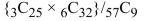 <strong>A bag contains 25 white marbles and 32 black marbles.The probability P(X) of selecting without replacement a sample of size 9 of 3 white marbles and 6 black marbles is</strong> A) B) C) D)