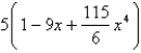 <strong>Use multiplication or division of power series to find the first three nonzero terms in the Maclaurin series for the function. </strong> A) B) C) D) E)