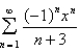 <strong>Find the interval of convergence of the series. </strong> A)diverges everywhere B) C) D) E)