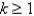<strong>For which positive integers k is the series convergent?</strong> A) B) C) D) E)