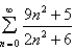<strong>Determine whether the given series converges or diverges. If it converges, find its sum. </strong> A) B)Diverges C) D)
