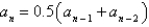 A sequenceis defined recursively by the equation for where . Use your calculator to guess the limit of the sequence.