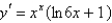<strong>Use logarithmic differentiation to find the derivative of the function. </strong> A) B) C) D) E)
