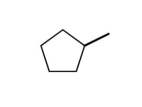 <strong>What would the formula be for the following stick model? </strong> A)C₆H₁₂ B)C5H5 C)C₆H10 D)C5H10 E)none of the above