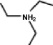 <strong>A common inactive ingredient in products such as sunscreen lotions and shampoo is triethyl amine, also known as TEA. Which of the following is the chemical structure for this compound? (a)(b)(c)(d)</strong> A)a B)b C)c D)d