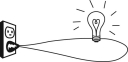 <strong> In the 110-V circuit shown,</strong> A)110 C of charge flow through the lamp every second. B)110 J of energy are converted to heat and light in the circuit every second. C)110 J of energy are given to each coulomb of charge making up the current in the circuit. D)110 J of energy are shared among all the coulombs in the circuit at any instant. E)none of the above.
