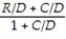 <strong>C/D is the currency drain ratio and R/D is the desired reserve ratio. The money multiplier equals</strong> A) B) C) D) E)