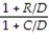 <strong>C/D is the currency drain ratio and R/D is the desired reserve ratio. The money multiplier equals</strong> A) B) C) D) E)