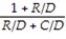 <strong>C/D is the currency drain ratio and R/D is the desired reserve ratio. The money multiplier equals</strong> A) B) C) D) E)