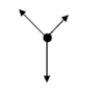 <strong>A child manages to use his feet to stop and rest on a slide before he starts gliding again. Choose the free body diagram from below that correctly describes the forces acting on the child while he is at rest. </strong> A) B) C) D)