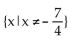 <strong>Determine the domain of the function. </strong> A) B) C) D)