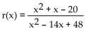 <strong>Determine the domain of the function. </strong> A) B) C) D)