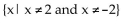 <strong>Determine the domain of the function. </strong> A) B) C) D)