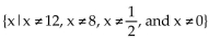 <strong>Determine the domain of the function. </strong> A) B) C) D)