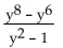 <strong>Simplify the rational expression. </strong> A) B) C) D)y