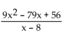 <strong>Simplify the rational expression. </strong> A) B) C) D)