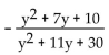 <strong>Simplify the rational expression. </strong> A) B) C) D)