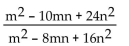 <strong>Simplify the rational expression. </strong> A) B) C) D)