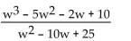 <strong>Simplify the rational expression. </strong> A) B) C) D)
