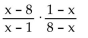 <strong>Multiply. </strong> A)- 8 B)8 C)-1 D)1