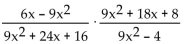 <strong>Multiply. </strong> A) B) C)1 D)