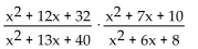 <strong>Multiply. </strong> A) B) C)1 D)
