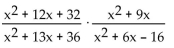 <strong>Multiply. </strong> A) B) C) D)