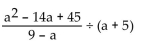 <strong>Divide. </strong> A)-1 B) C) D)