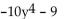 <strong>Determine whether the expression is a polynomial. If the expression is a polynomial, state whether it is a monomial, binomial, or trinomial. If the expression is not a polynomial, indicate why not. </strong> A)monomial B)binomial C)trinomial D)not polynomial, no variable in second term