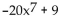 <strong>Write the polynomial in descending order of the variable x. If the polynomial is already in descending order, so state. Give the degree of the polynomial. </strong> A) B)descending order, degree 7 C)descending order, degree 8 D)