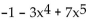 <strong>Write the polynomial in descending order of the variable x. If the polynomial is already in descending order, so state. Give the degree of the polynomial. </strong> A)descending order, degree 5 B) C) D)descending order, degree 10