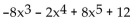 <strong>Write the polynomial in descending order of the variable x. If the polynomial is already in descending order, so state. Give the degree of the polynomial. </strong> A)descending order, degree 5 B)descending order, degree 12 C) D)