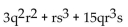 <strong>Give the degree of the polynomial and identify its leading coefficient. </strong> A)degree: 5; leading coefficient: 3 B)degree: 4; leading coefficient: 1 C)degree: 5; leading coefficient: 15 D)degree: 4; leading coefficient: 3
