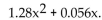 <strong>Solve the problem. The distance in feet it takes a car traveling at x mph to come to a full stop after hitting the brakes is given by Find the stopping distance for a speed of 40 mph. Round to the nearest foot.</strong> A)2041 ft B)2 ft C)2070 ft D)2050 ft