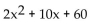 <strong>Find an expression for the perimeter of the figure. </strong> A) B) C) D)