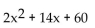 <strong>Find an expression for the perimeter of the figure. </strong> A) B) C) D)