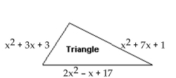 <strong>Find an expression for the perimeter of the figure. </strong> A) B) C) D)