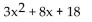 <strong>Find an expression for the perimeter of the figure. </strong> A) B) C) D)