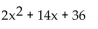 <strong>Find an expression for the perimeter of the figure. </strong> A) B) C) D)