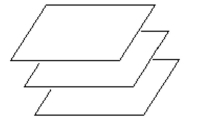 <strong>Solve the problem. Three planes are parallel as illustrated below. Is the system consistent, inconsistent, or dependent? </strong> A)consistent, not dependent B)consistent, dependent C)inconsistent