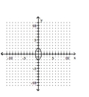 <strong>Graph the equation. - x ^ { 2 } + 4 y ^ { 2 } = 4 </strong> A) B) C) D)