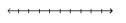 <strong>Illustrate the set on a number line. - \{ \mathrm { k } \mid 2 < \mathrm { k } < 6 \} </strong> A) B) C) D)