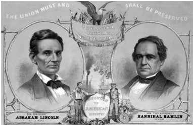 <strong>Why does this banner for the Republican presidential ticket promise Protection to American Industry?  </strong> A) The Republican platform promised to quash organized labor, favoring industry. B) The Republican platform favored industrial development over agricultural subsidies. C) The Republican platform included a tariff to prevent foreign industrial competition. D) The Republican platform promised naval development to protect American shipping from pirates. <div style=padding-top: 35px> 