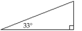 <strong>Find the measure of the missing angle in the figure. </strong> A)57° B)67° C)49° D)33°