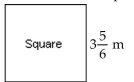 Solve. -Find the area and perimeter of the figure:  