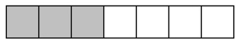 <strong>Draw and shade a part of a diagram to represent the figure. - \frac { 4 } { 7 } of a d of a diagram</strong> A) B) C) D)