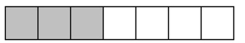 <strong>Draw and shade a part of a diagram to represent the figure. - \frac { 3 } { 8 } of a d of a diagram</strong> A) B) C) D)